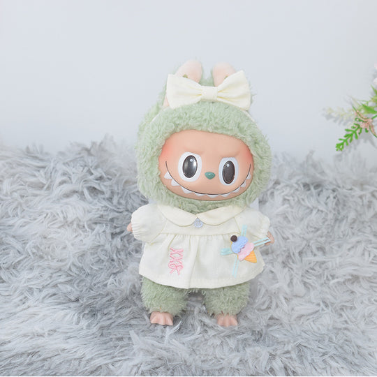 17cm Labubu clothing set - Sweetly simple(Clothes Only)