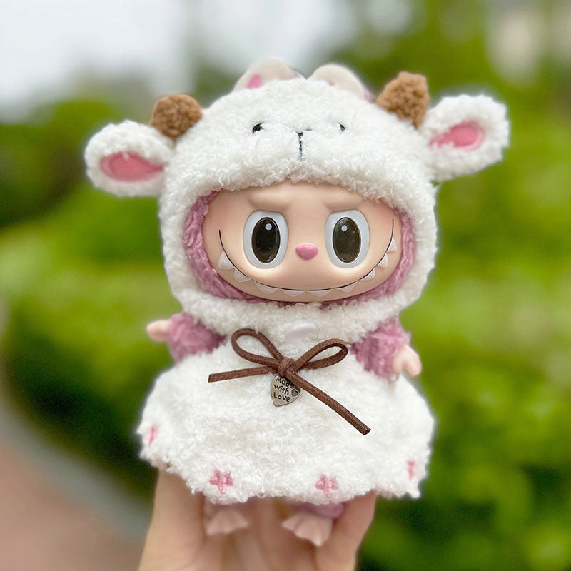 17cm Labubu clothing set - Fashionable and charming(Clothes Only)