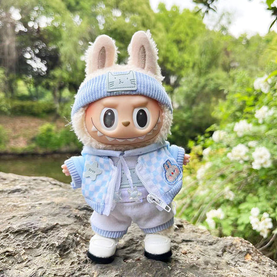 17cm Labubu clothing set -From cozy casual to playful chic(Clothes Only)