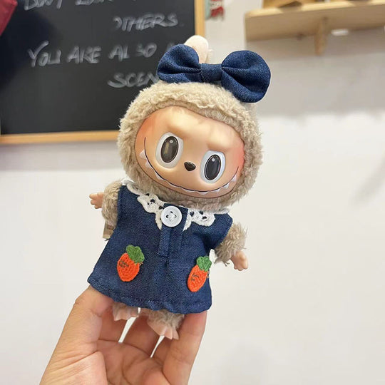17cm Labubu clothing set - Cute animal-inspired(Clothes Only)