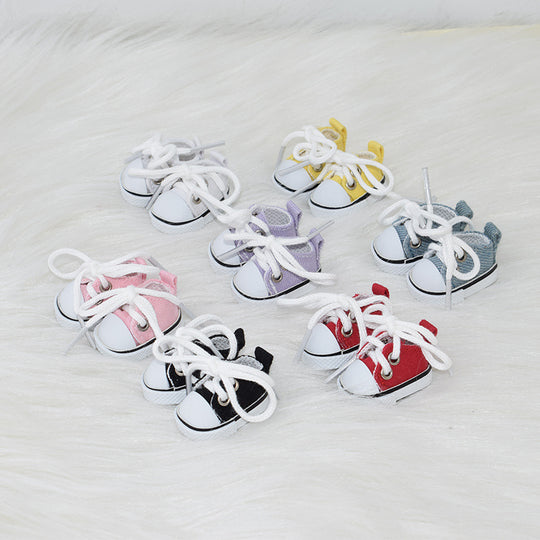 17cm Labubu shoes- Trendy and vibrant casual canvas