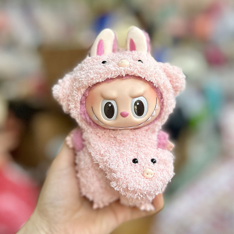 17cm Labubu clothing set - Cute animal-inspired(Clothes Only)