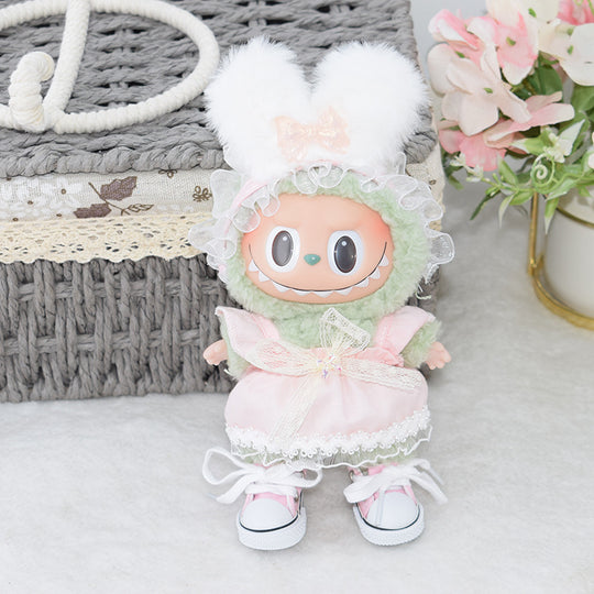 17cm Labubu clothing set - Sweetly simple(Clothes Only)