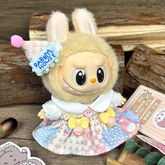 17cm Labubu clothing set -colorful and ultra-cute(Clothes Only)