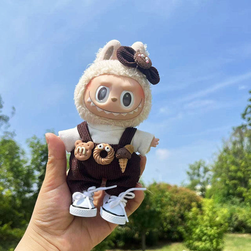 17cm Labubu clothing set -From cozy casual to playful chic(Clothes Only)