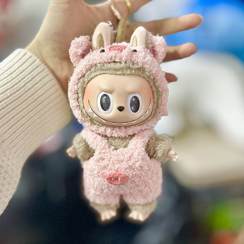 17cm Labubu clothing set - Fun-loving and enchanting(Clothes Only)