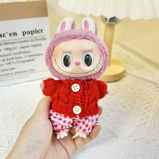 17cm Labubu clothing set - Lively and heart-melting(Clothes Only)
