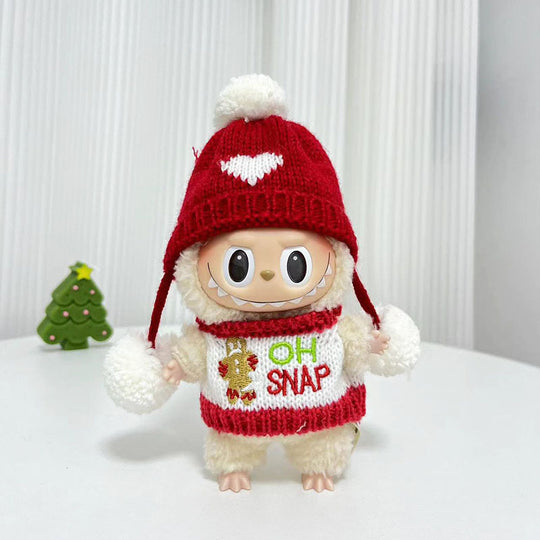 17cm Labubu clothing set - Cute animal-inspired(Clothes Only)