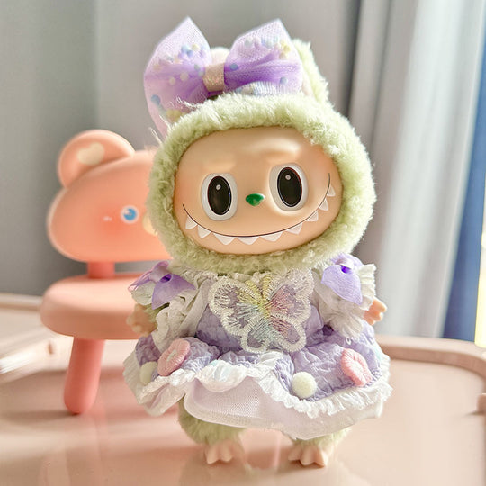 17cm Labubu clothing set - Bright and irresistibly cute(Clothes Only)