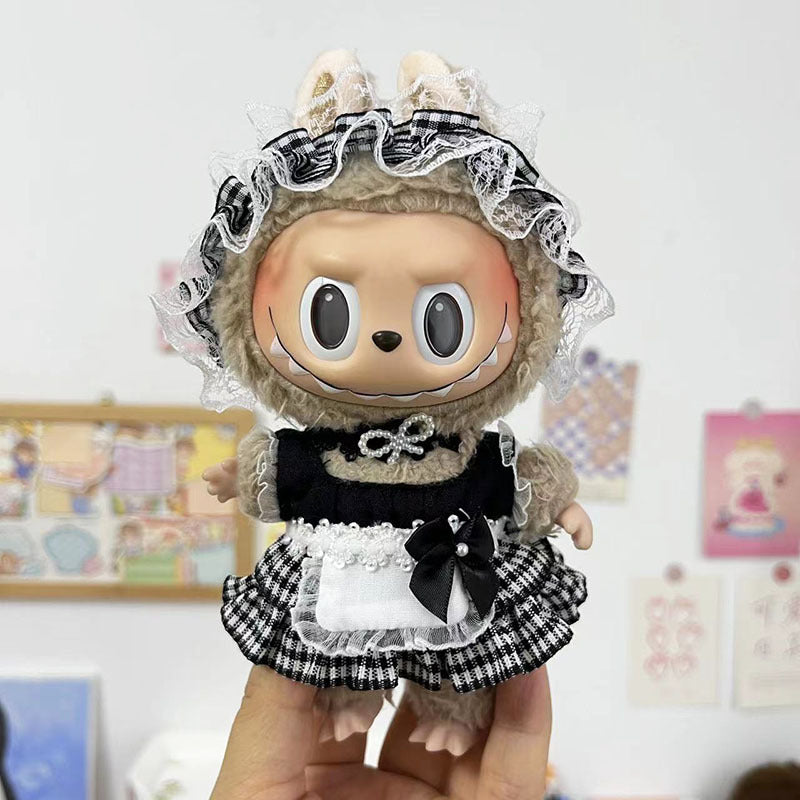 17cm Labubu clothing set - Fun-loving and enchanting(Clothes Only)