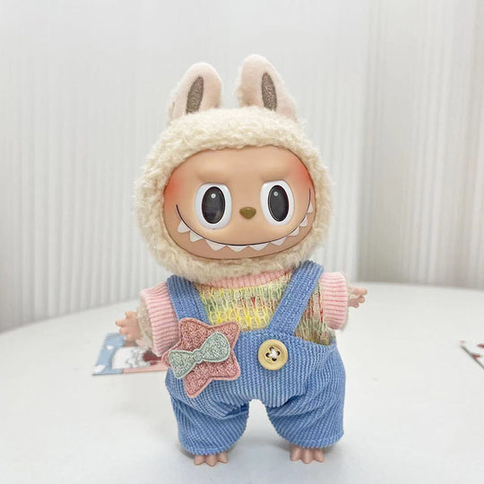 17cm Labubu clothing set - Fun-loving and enchanting(Clothes Only)