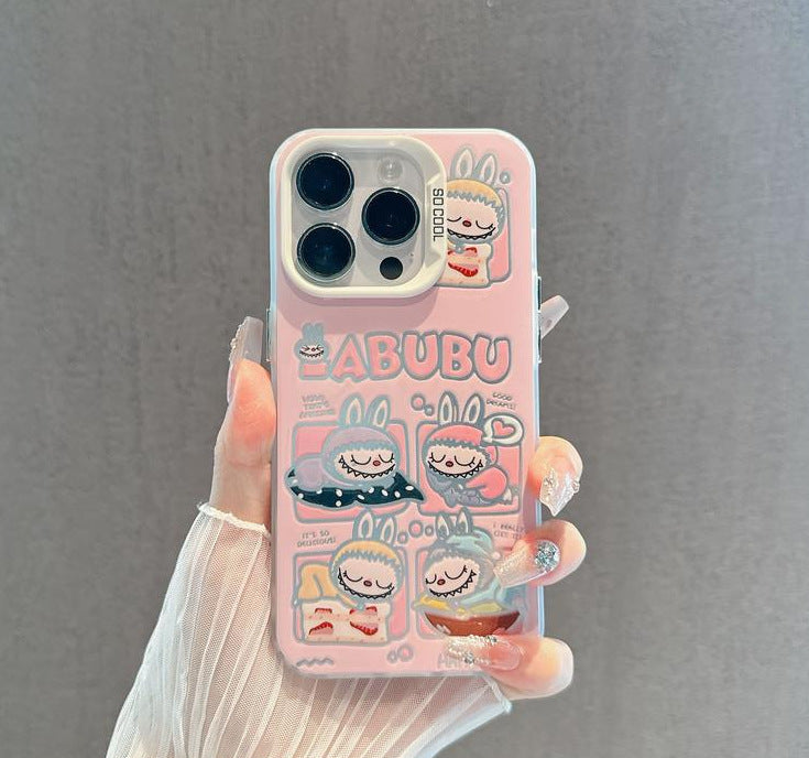 Compatible with Multiple iPhone Models-Super Cute Matte Phone Case