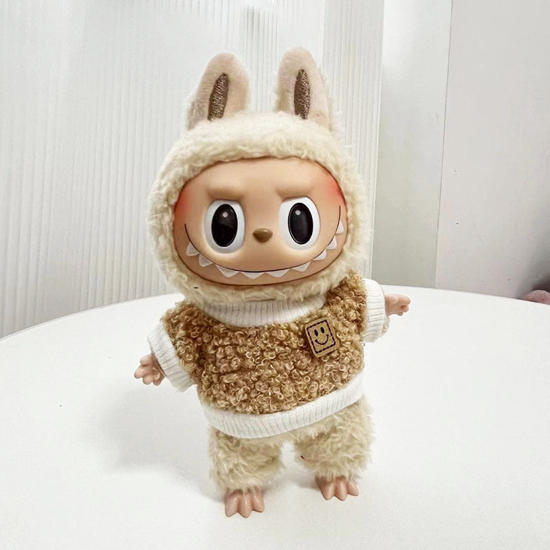 17cm Labubu clothing set -From cozy casual to playful chic(Clothes Only)