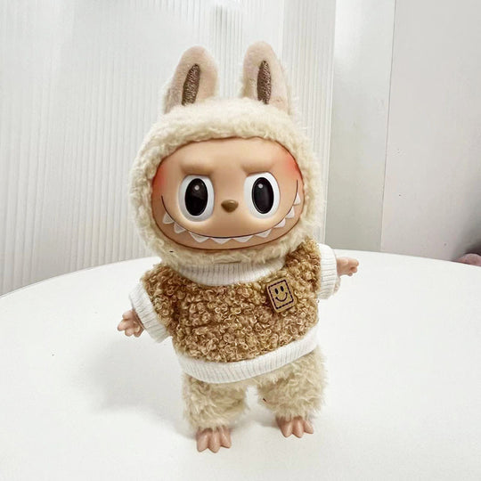 17cm Labubu clothing set -From cozy casual to playful chic(Clothes Only)