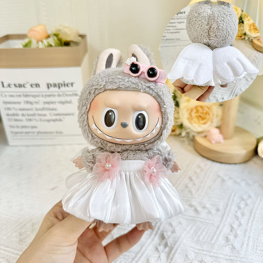 17cm Labubu clothing set -From cozy casual to playful chic(Clothes Only)