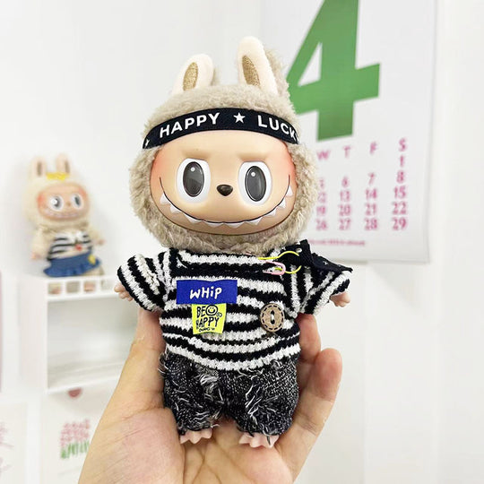 17cm Labubu clothing set -From cozy casual to playful chic(Clothes Only)