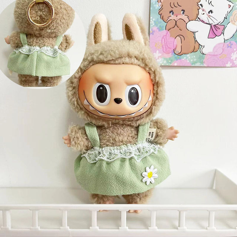 17cm Labubu clothing set - Cute animal-inspired(Clothes Only)