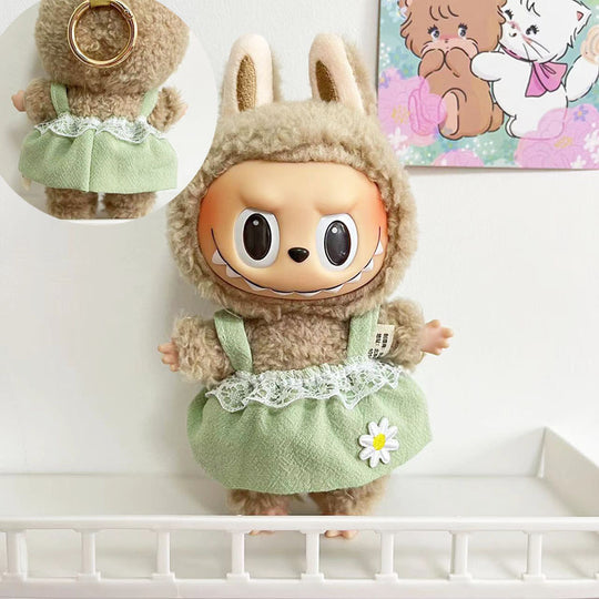 17cm Labubu clothing set - Cute animal-inspired(Clothes Only)