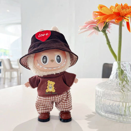 17cm Labubu clothing set - Fun-loving and enchanting(Clothes Only)