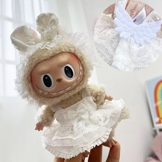 17cm Labubu clothing set - Fun-loving and enchanting(Clothes Only)
