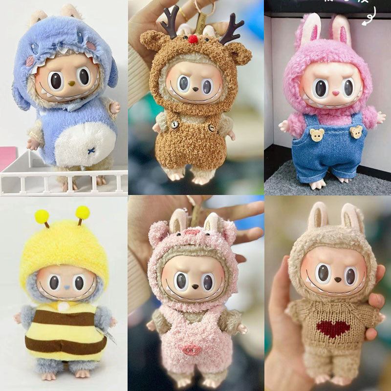 17cm Labubu clothing set - Exceptionally trendy and cute(Clothes Only)