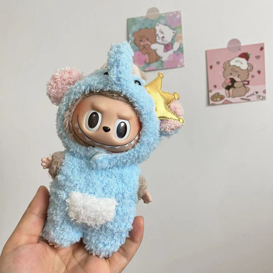 17cm Labubu clothing set - Cute animal-inspired(Clothes Only)