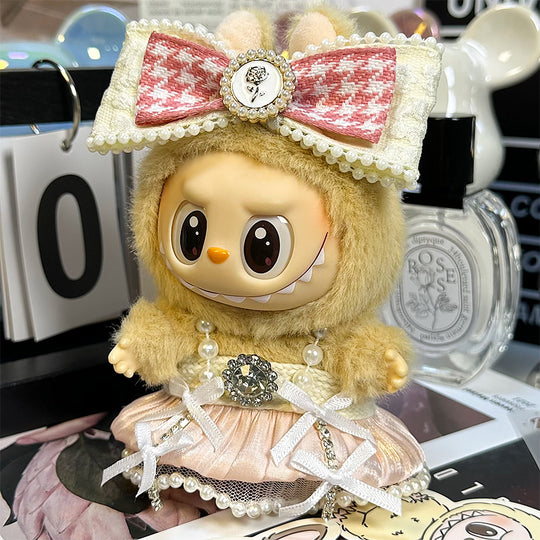 17cm Labubu clothing set -colorful and ultra-cute(Clothes Only)