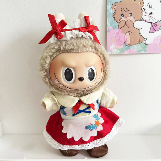 17cm Labubu clothing set - Cute animal-inspired(Clothes Only)