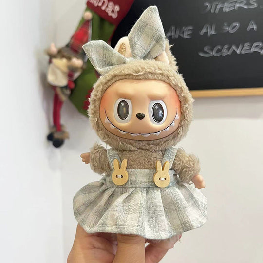 17cm Labubu clothing set - Cute animal-inspired(Clothes Only)