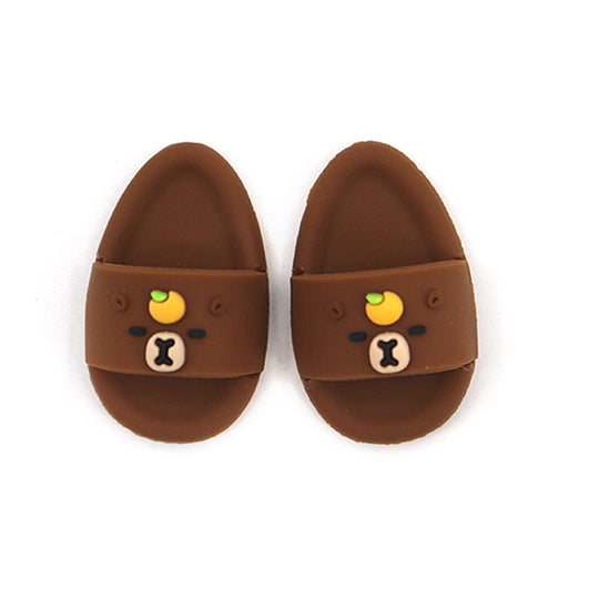 17cm Labubu shoes- Playful summer shark sandals