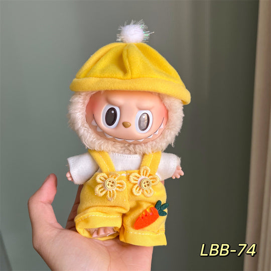 17cm Labubu clothing set - Chic and sporty casual(Clothes Only)