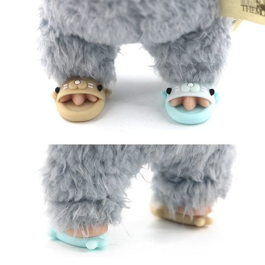 17cm Labubu shoes- Playful summer shark sandals