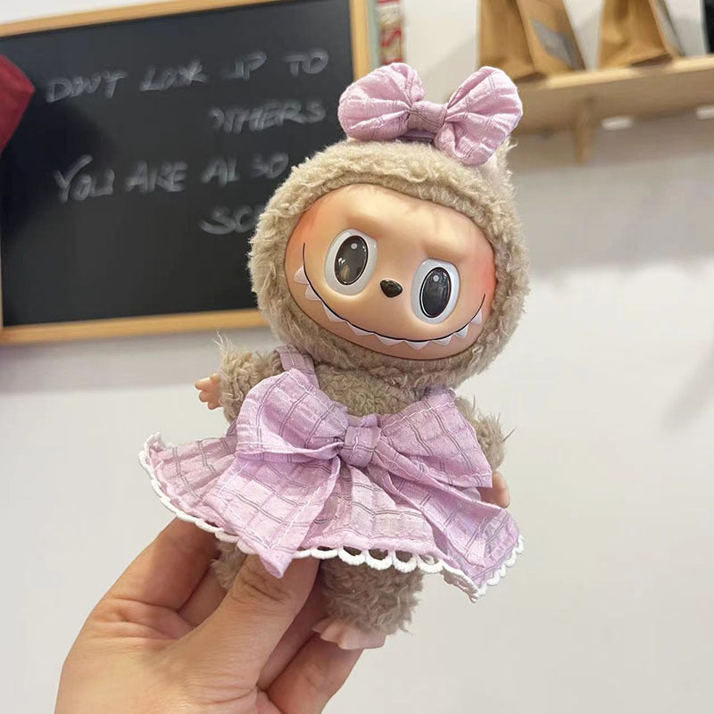 17cm Labubu clothing set - Cute animal-inspired(Clothes Only)