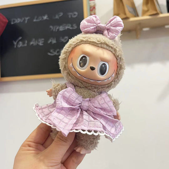 17cm Labubu clothing set - Cute animal-inspired(Clothes Only)