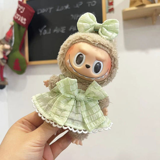 17cm Labubu clothing set - Cute animal-inspired(Clothes Only)