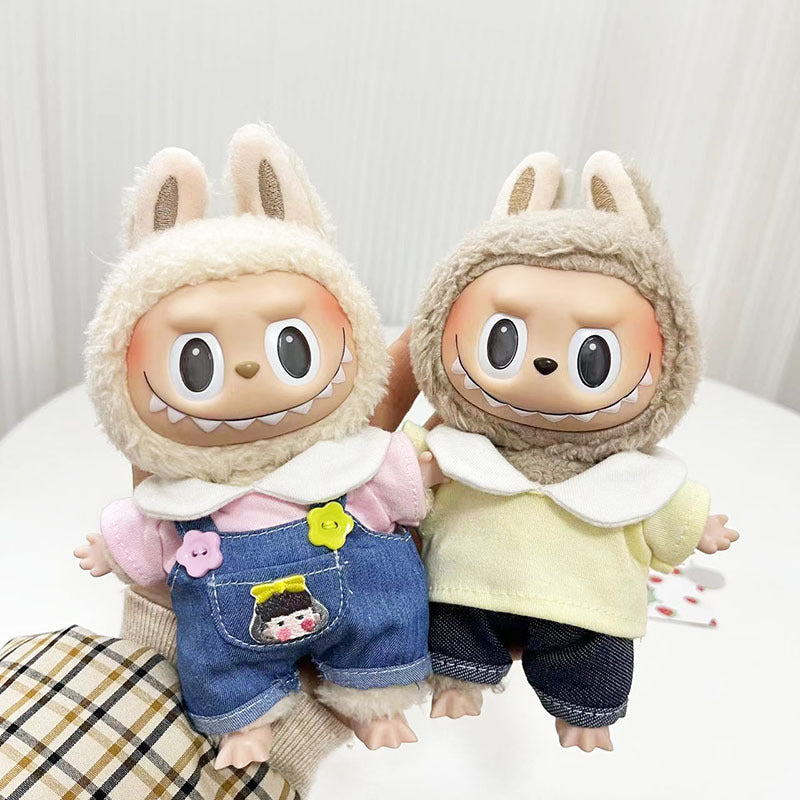 17cm Labubu clothing set - Fun-loving and enchanting(Clothes Only)