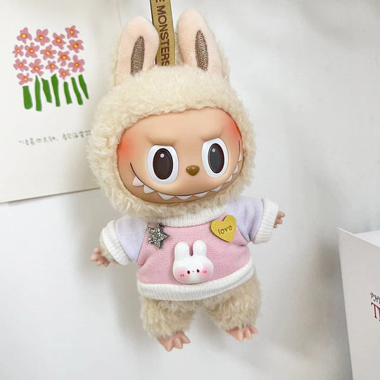 17cm Labubu clothing set - Fashionable and charming(Clothes Only)
