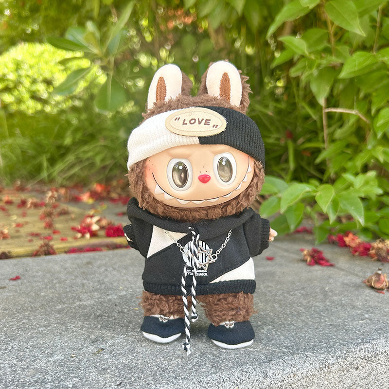 17cm Labubu clothing set - Fun-loving and enchanting(Clothes Only)
