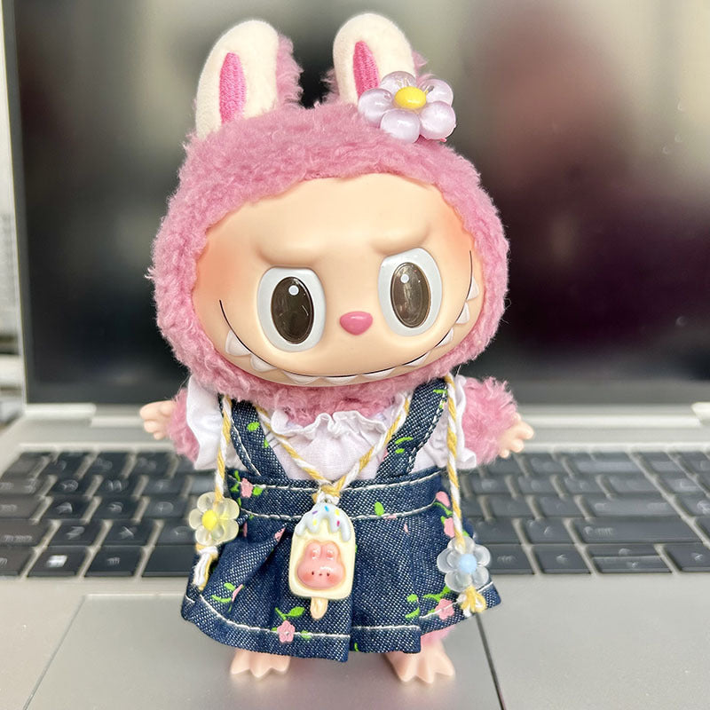 17cm Labubu clothing set - Fashionable and charming(Clothes Only)