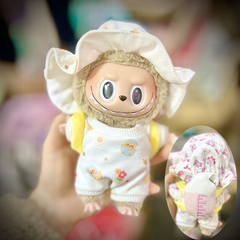 17cm Labubu clothing set - Cute animal-inspired(Clothes Only)