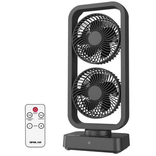 OPOLAR 10000mAh Battery Operated Oscillating Tower Fan with Remote