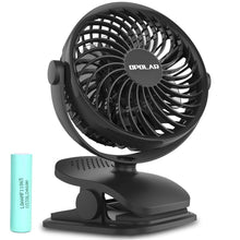 Load image into Gallery viewer, OPOLAR Rechargeable Battery Operated Clip on Fan
