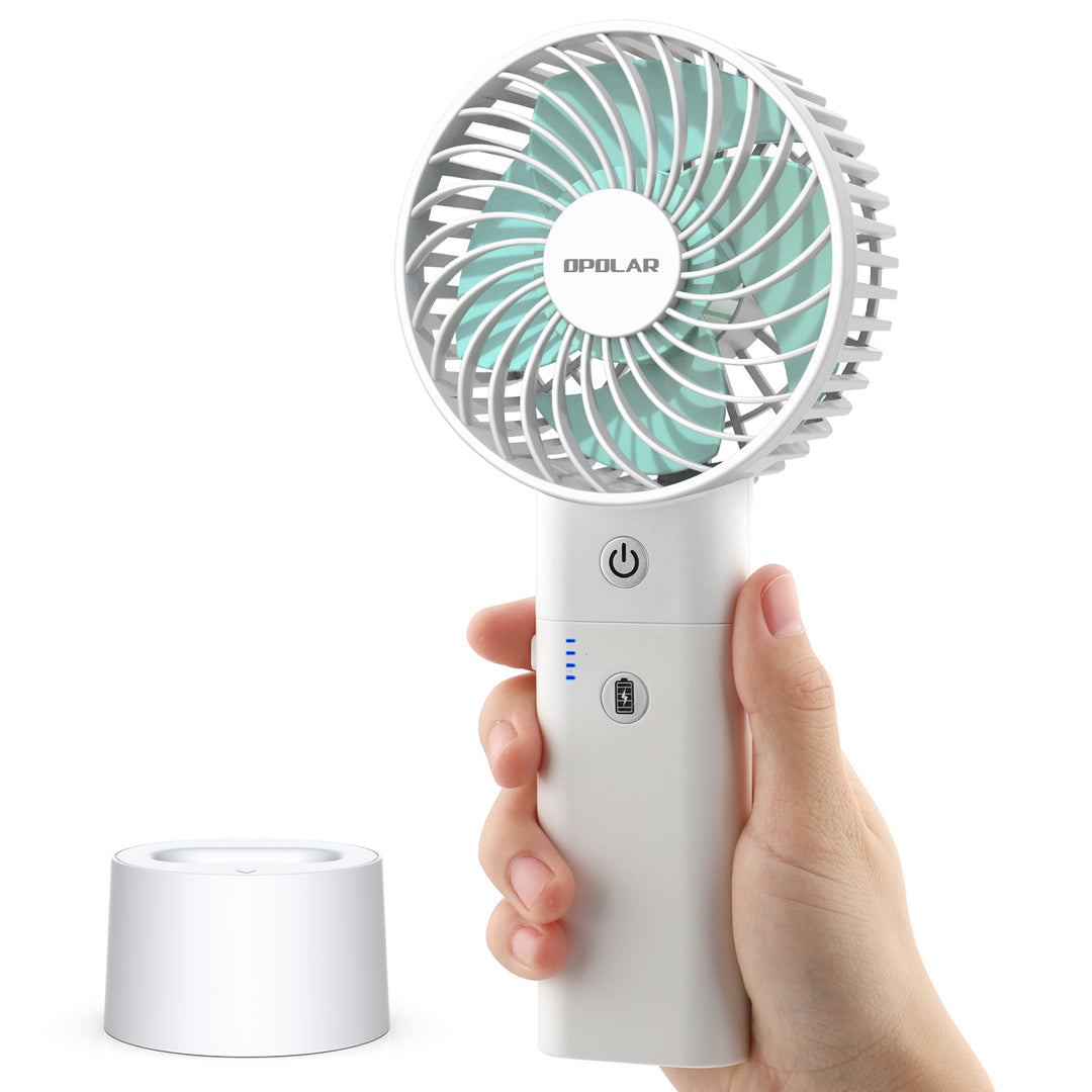 OPOLAR Handheld Personal Fan | 5000 mAh, 9 inch