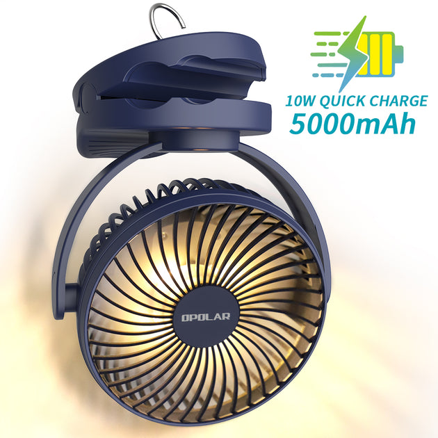 OPOLAR Camping Lantern Clip On Fan 5000mAh/10000mAh opolar