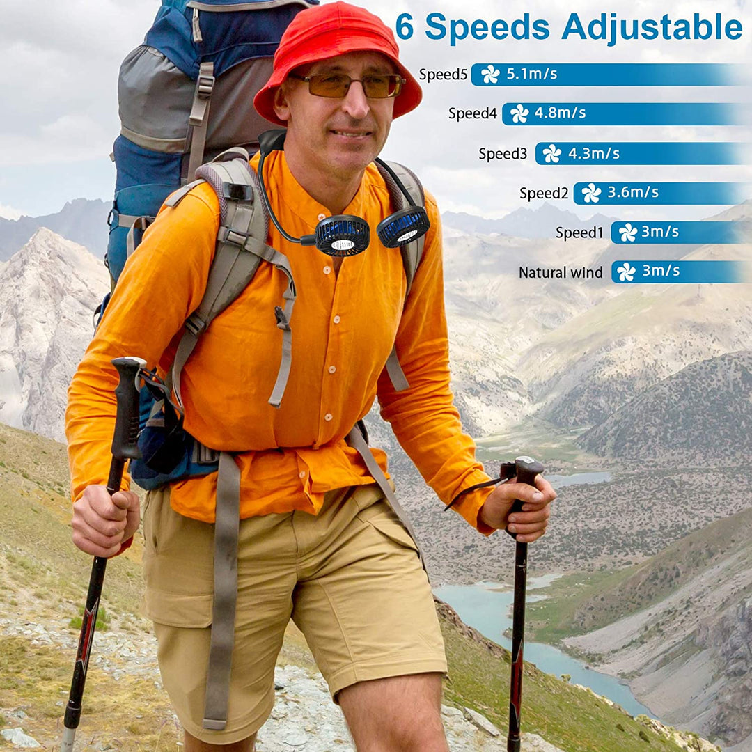 OPOLAR Portable Neck Fan | 5000mAh/10000mAh
