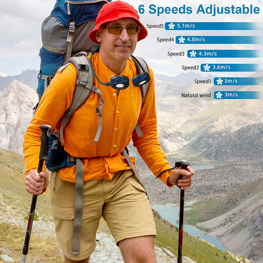 OPOLAR Portable Neck Fan | 5000mAh/10000mAh