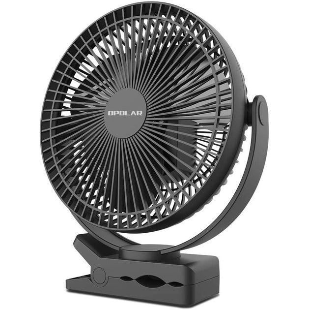 OPOLAR Clip on Fan | 10000 mAh Rechargeable Battery, 8 inch – opolar