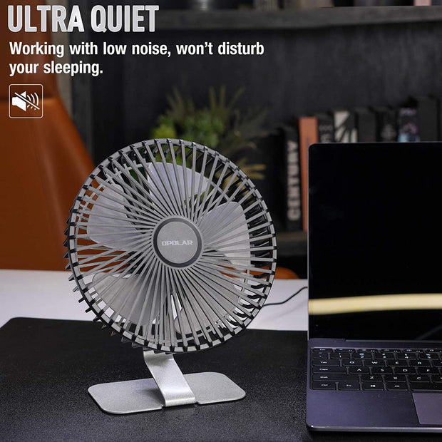 OPOLAR 6'' USB Desk Fan