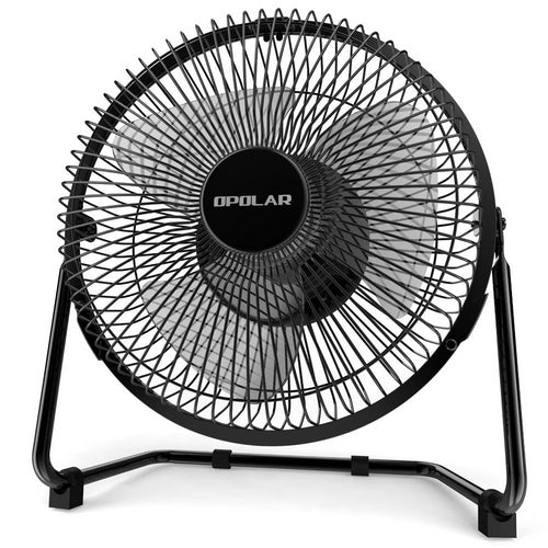 OPOLAR Metal Frame 9 Inch Battery Operated Fan-F531