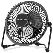 OPOLAR Mini USB Desk Fan | Metal Design, 3.9 ft USB Cord